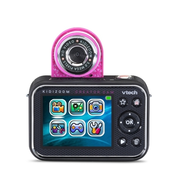 VTech KidiZoom Creator Cam HD Video Kids' Digital Camera, Green screen - Picture 7 of 9